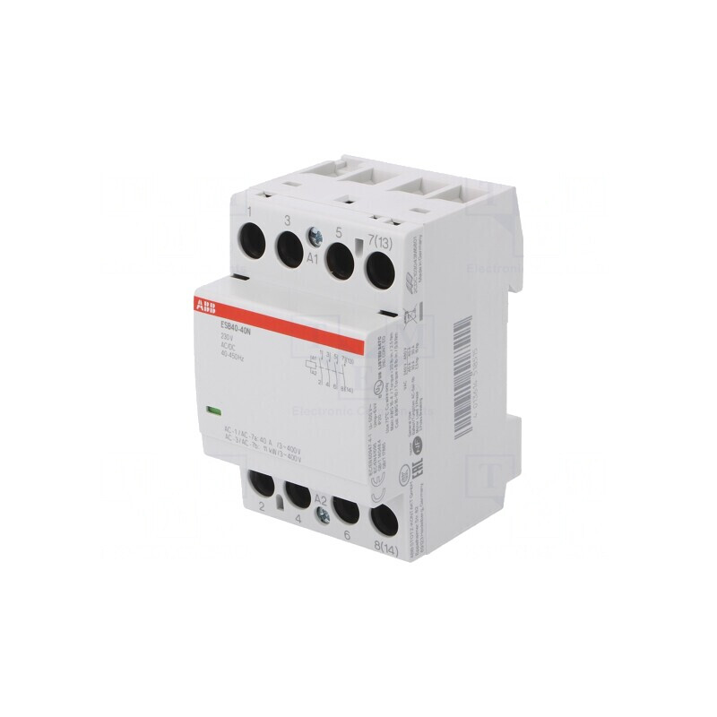 Contactor 4-Poli 40A 230V NO | Electronic-mag.ro | Componente Electronice