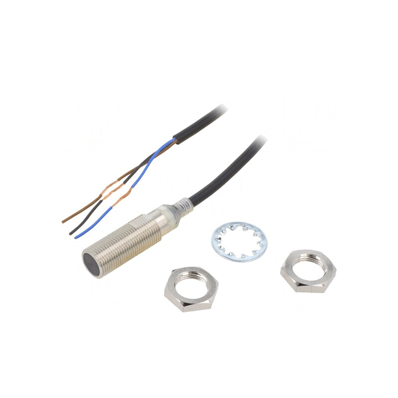 Senzor Inductiv PNP 0-4mm 10-30VDC M12 IP67 2M | Electronic-mag.ro | Componente Electronice