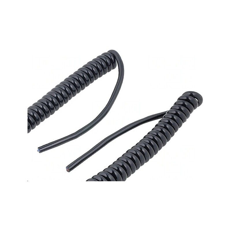 Cablu spiralat UNITRONIC 18x0,14mm2 PUR negru 250V | Electronic-mag.ro | Componente Electronice