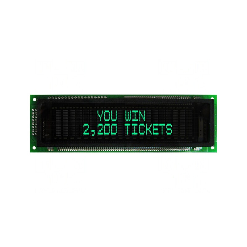 Afișaj VFD Alfanumeric 20x2 Verde 8.95mm | Electronic-mag.ro | Componente Electronice