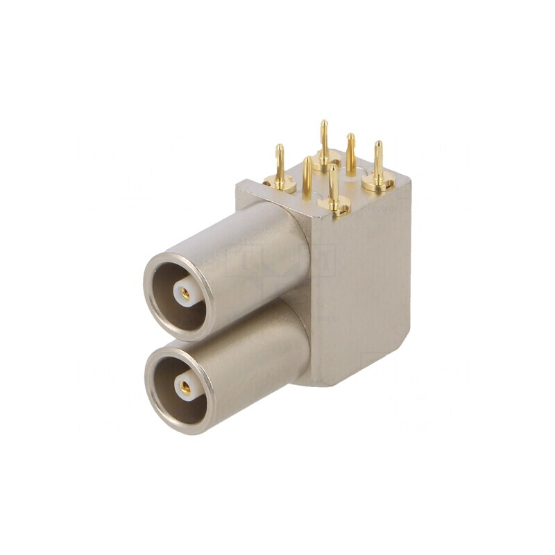 Conector coaxial soclu mamă PCB 4A IP50 50Ω | Electronic-mag.ro | Componente Electronice