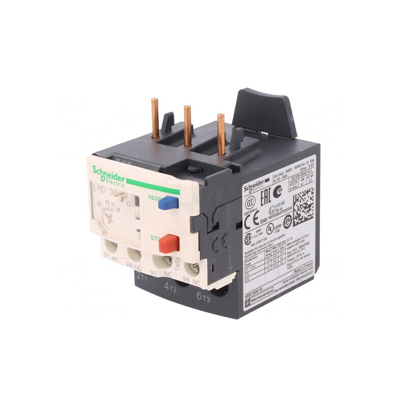 Releu Termic TeSys D 30-38A Cleme Șurub | Electronic-mag.ro | Componente Electronice Releu Termic TeSys D 30-38A Cleme Șurub | Electronic-mag.ro | Componente Electronice