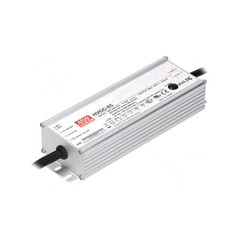 Alimentator LED 65.1W IP65 18-186VDC 210-350mA | Electronic-mag.ro | Componente Electronice
