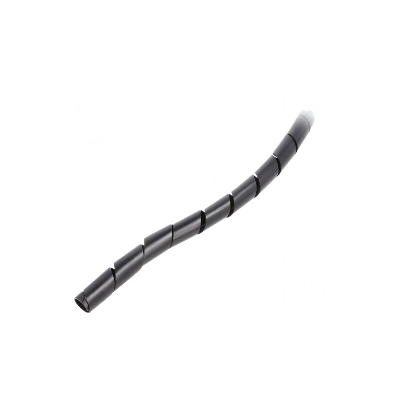 Învelitoare spirală polietilenă neagră 9-65mm 10m | Electronic-mag.ro | Componente Electronice