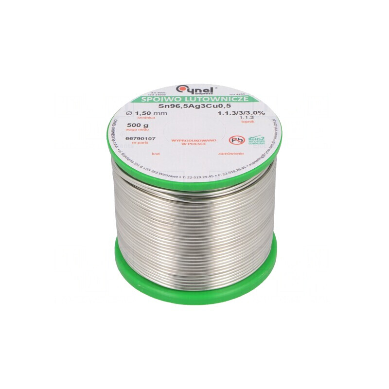 Sârmă de lipit fără plumb 1,5mm 500g | Electronic-mag.ro | Componente Electronice