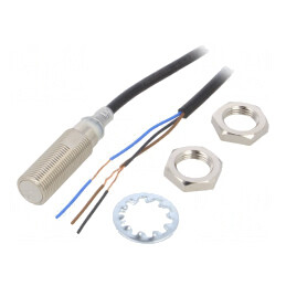 Senzor Inductiv PNP NC 0-1.6mm 10-30VDC M12 IP67 200mA | Electronic-mag.ro | Componente Electronice