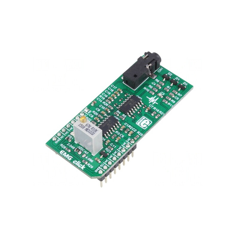 Placă prototip electromiograf analogic EMG Click Bundle | Electronic-mag.ro | Componente Electronice