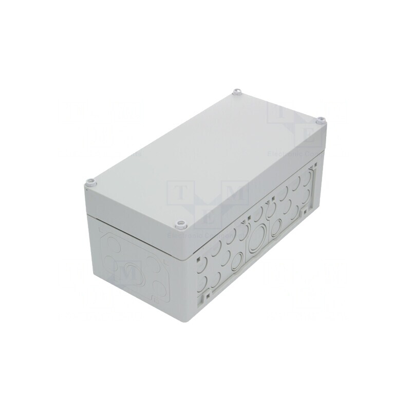 Cutie de conexiuni IP65 gri 150x300x132mm | Electronic-mag.ro | Componente Electronice Cutie de conexiuni IP65 gri 150x300x132mm | Electronic-mag.ro | Componente Electronice