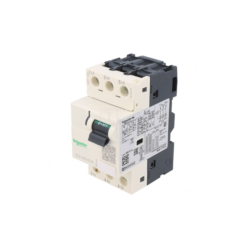Întrerupător Motor 2,2kW 230-690VAC DIN IP20 GV2LE10 | Electronic-mag.ro | Componente Electronice