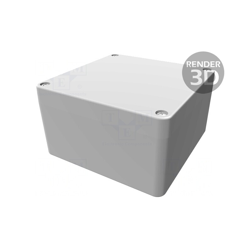 Carcasă Universală Aluminiu 160x160x90mm | Electronic-mag.ro | Componente Electronice