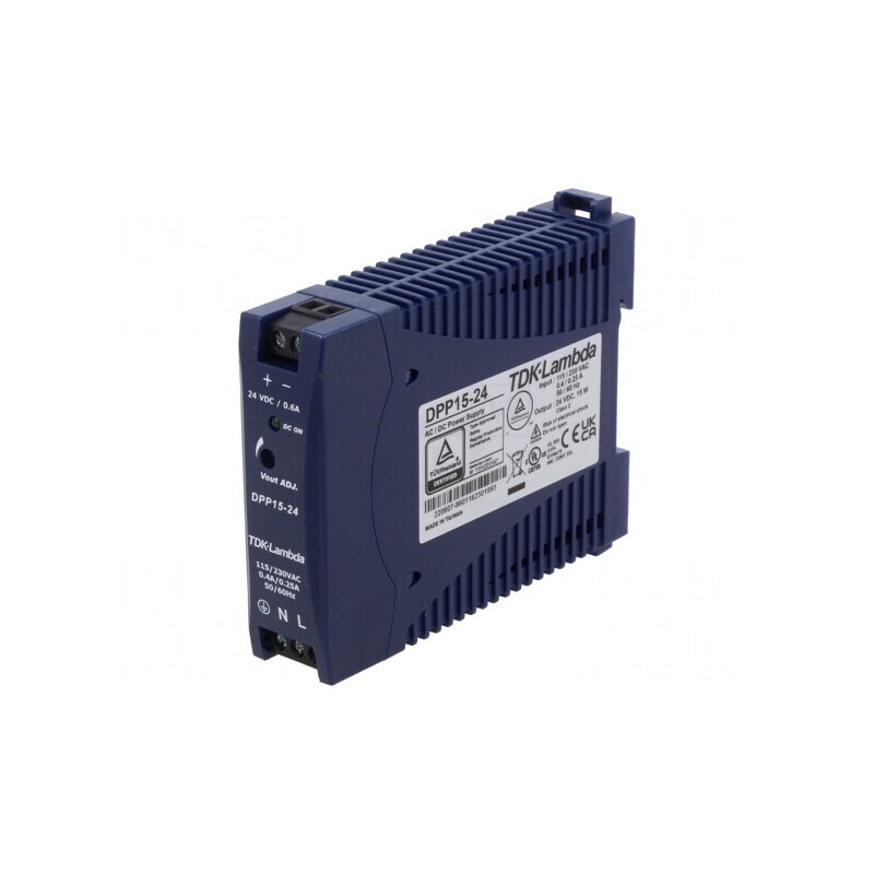 Alimentator Pulsatoriu DIN 15W 24V 630mA | Electronic-mag.ro | Componente Electronice
