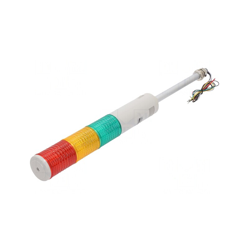 Coloană de Semnalizare LED Roșu/Ambră/Verde 24V | Electronic-mag.ro | Componente Electronice