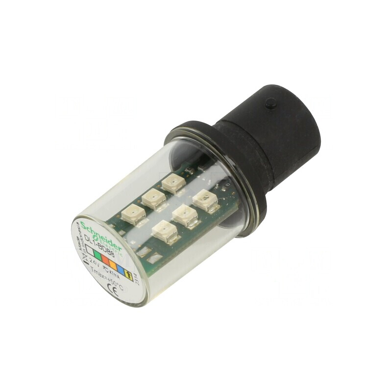 Lampă LED galbenă 24V BA15D | Electronic-mag.ro | Componente Electronice