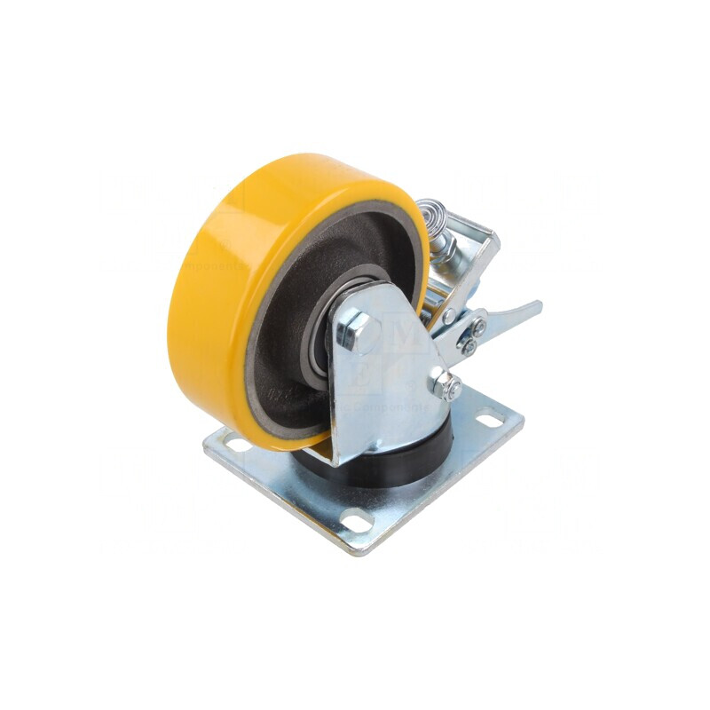 Roată de transport 125mm 400kg | Electronic-mag.ro | Componente Electronice