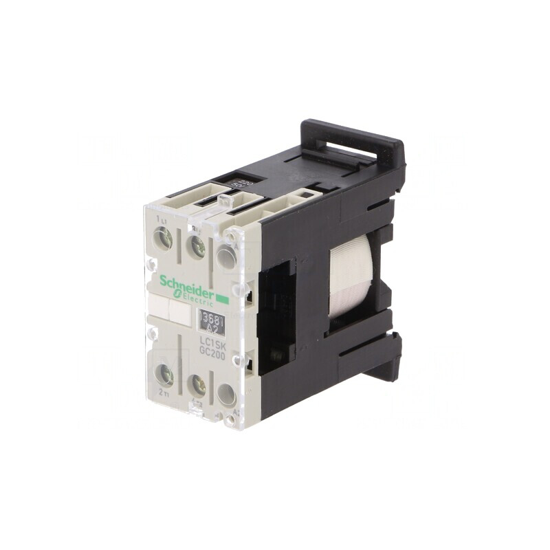Contactor 2-polar NO 220VAC 5A DIN TeSys LC1SKGC | Electronic-mag.ro | Componente Electronice