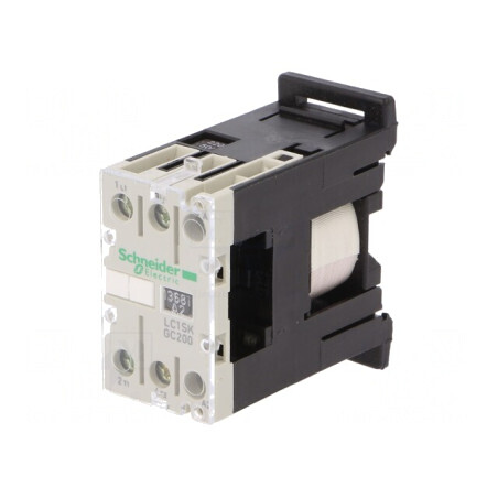 Contactor 2-polar NO 220VAC 5A DIN TeSys LC1SKGC | Electronic-mag.ro | Componente Electronice