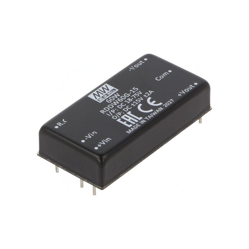 Convertor DC/DC 60W 18-75V Intrare 15V și -15V Iesire | Electronic-mag.ro | Componente Electronice