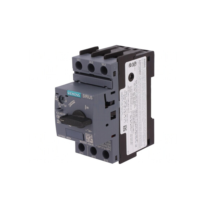 Întrerupător motor 1,5kW 220-690VAC pentru șină DIN | Electronic-mag.ro | Componente Electronice