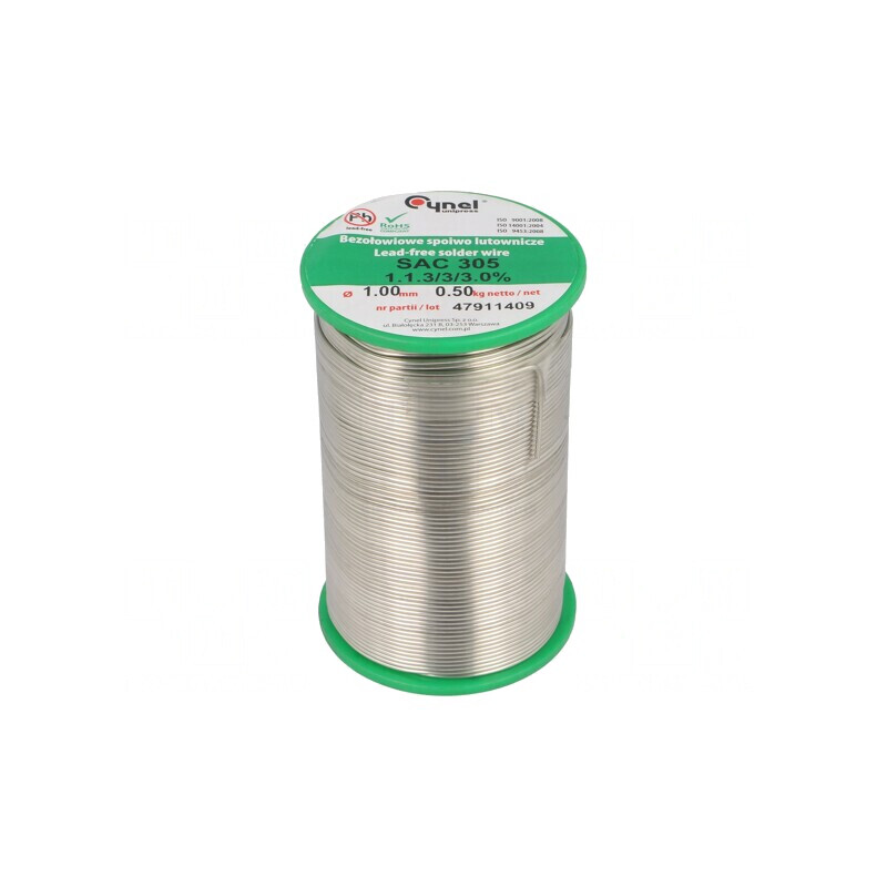 Sârmă de lipit fără plumb 1mm 500g | Electronic-mag.ro | Componente Electronice