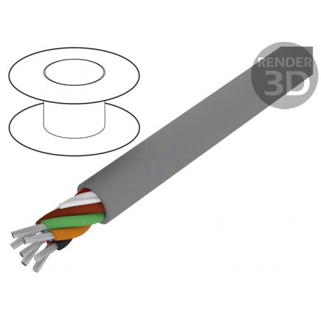 Cablu Alpha Essential Cu 30,5m 300V 7x22AWG | Electronic-mag.ro | Componente Electronice