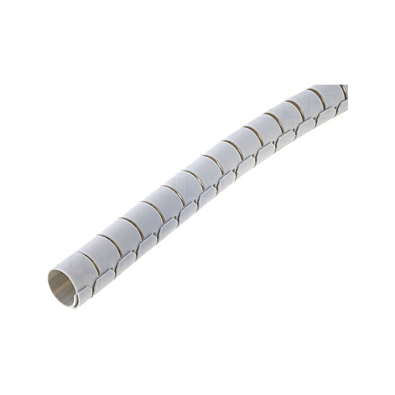 Înfăşurare Spirală 23mm Polipropilenă Gri 30m | Electronic-mag.ro | Componente Electronice