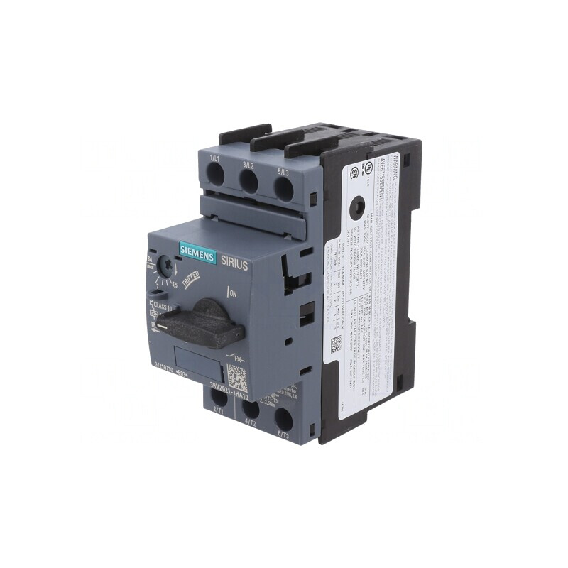 Întrerupător motor 3kW 220-690VAC pentru șină DIN | Electronic-mag.ro | Componente Electronice
