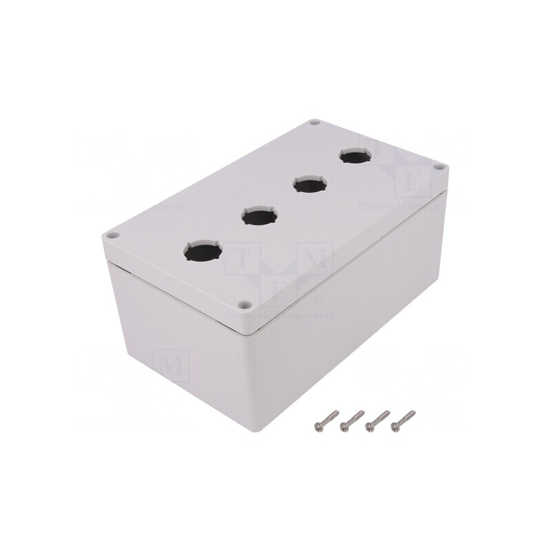 Carcasă pilot IP66 120x200x90mm UL94-5V | Electronic-mag.ro | Componente Electronice
