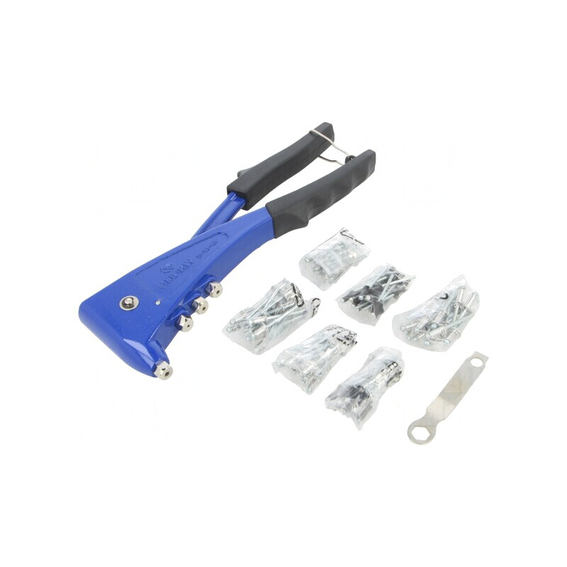 Mașină de Nituit Manuală cu Set Nituri 2,4-4,8mm | Electronic-mag.ro | Componente Electronice