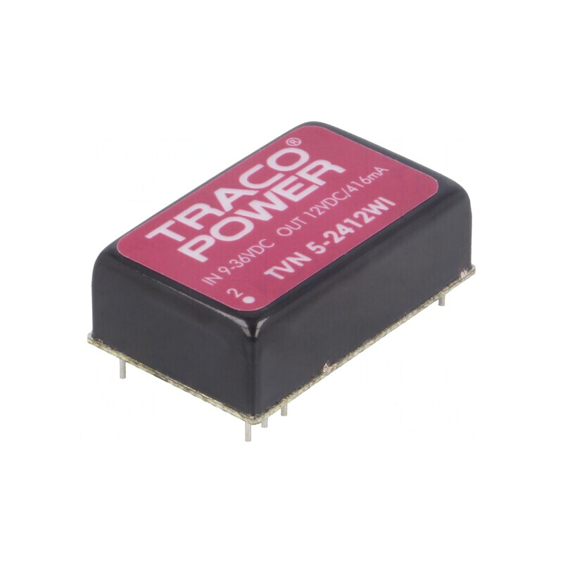 Convertor DC/DC 5W 9-36V la 12V 416mA DIP24 | Electronic-mag.ro | Componente Electronice