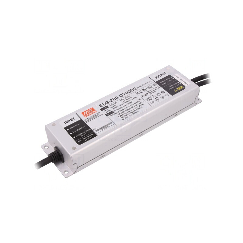 Alimentator LED 150,5W 700mA IP67 | Electronic-mag.ro | Componente Electronice