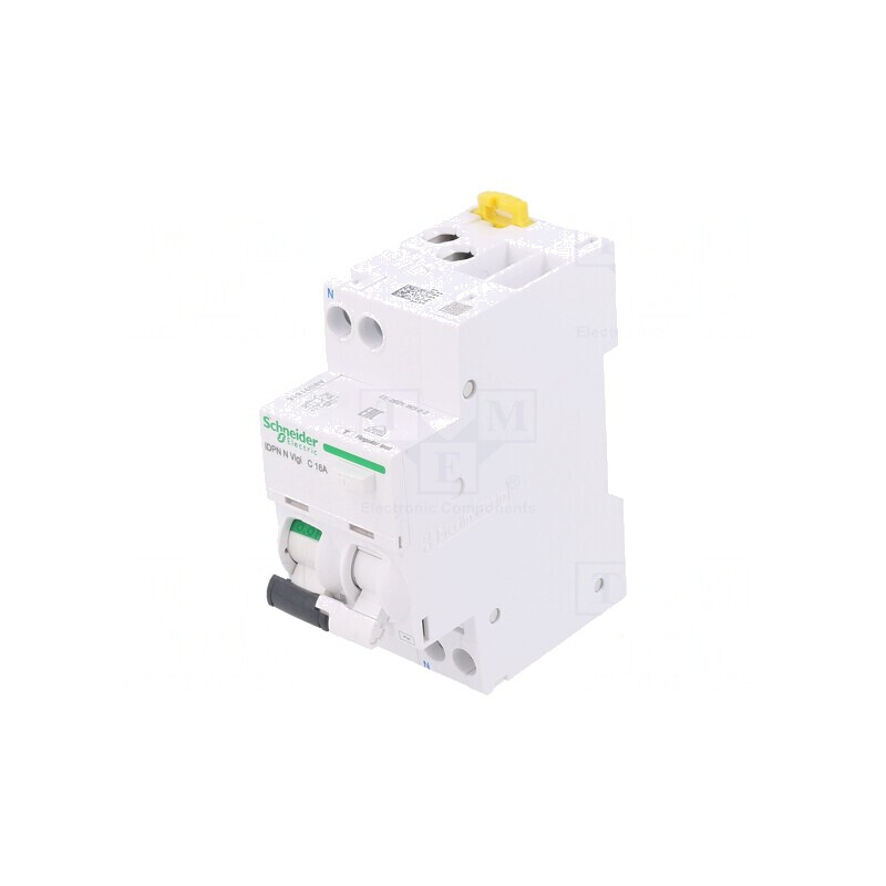 Întrerupător RCBO 16A 30mA 1P+N 230/400V | Electronic-mag.ro | Componente Electronice