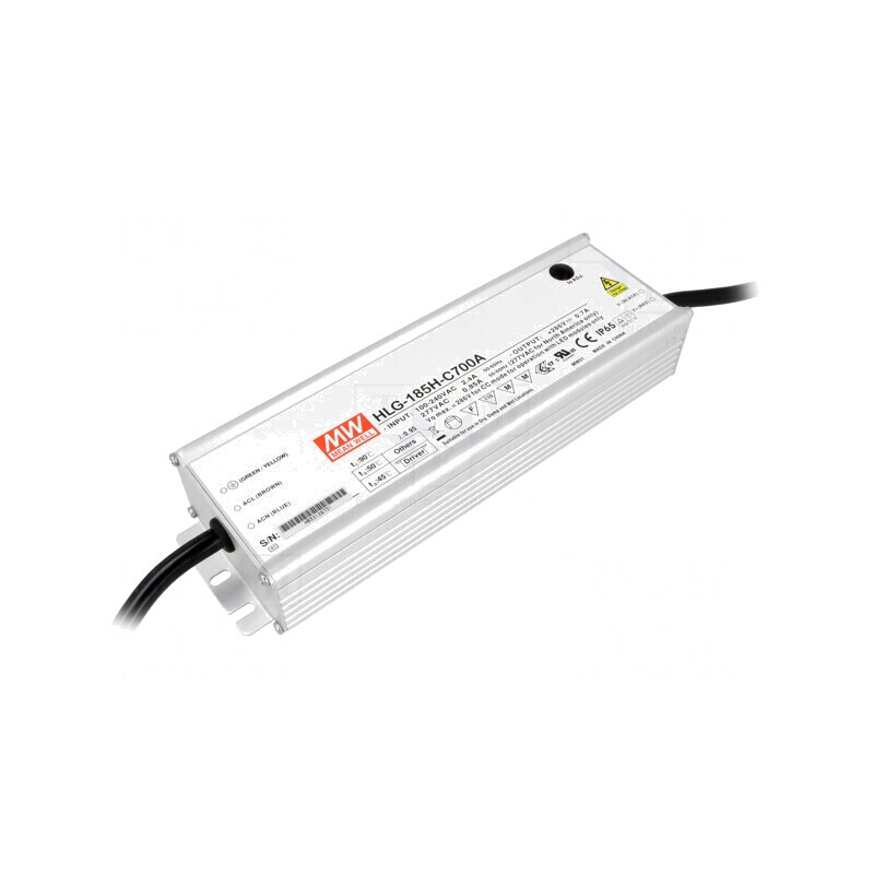 Alimentator LED 200W IP65 143-286VDC 350-700mA | Electronic-mag.ro | Componente Electronice