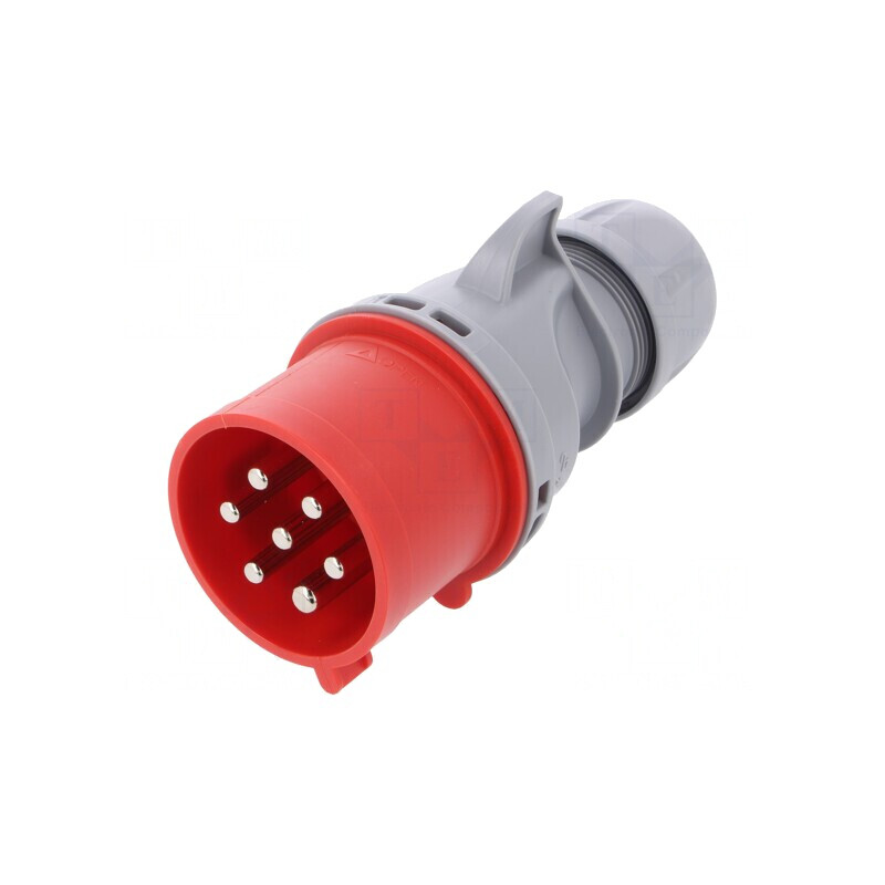 Conector alimentare AC trifazat mufă tată 32A 400VAC IP44 | Electronic-mag.ro | Componente Electronice