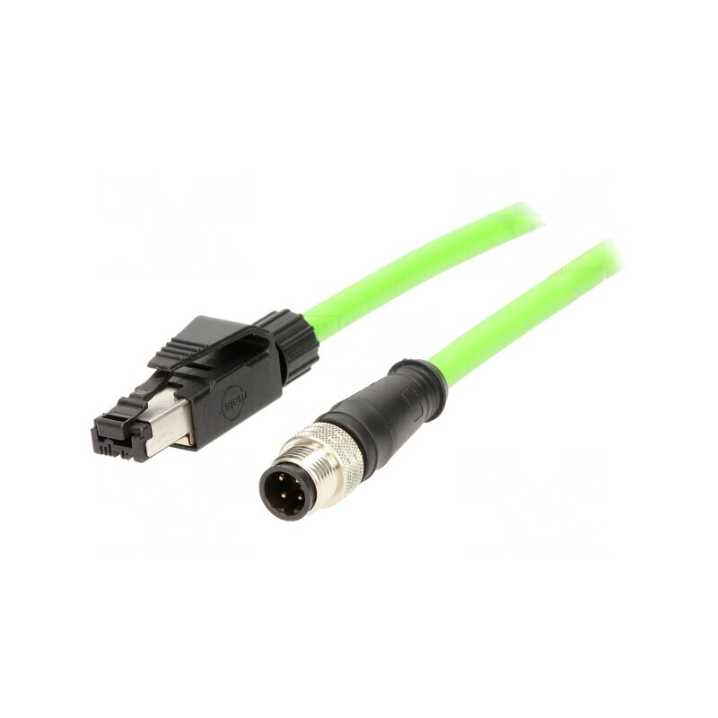 Adaptor M12 tată-RJ45 mufă drept IP67 | Electronic-mag.ro | Componente Electronice Adaptor M12 tată-RJ45 mufă drept IP67 | Electronic-mag.ro | Componente Electronice