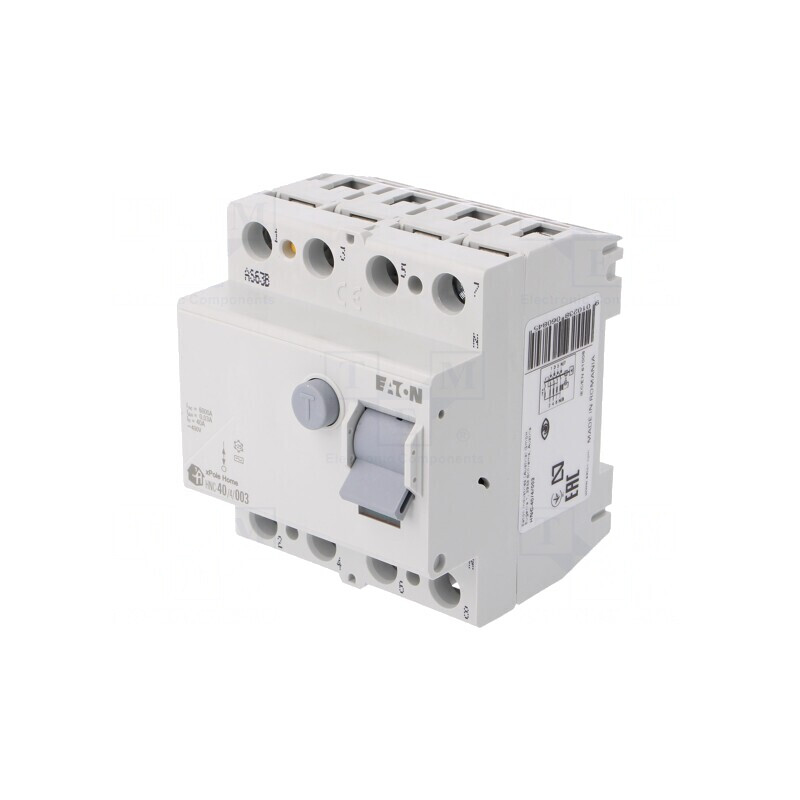 Întrerupător Diferențial 40A 30mA 4P IP40 RCD | Electronic-mag.ro | Componente Electronice