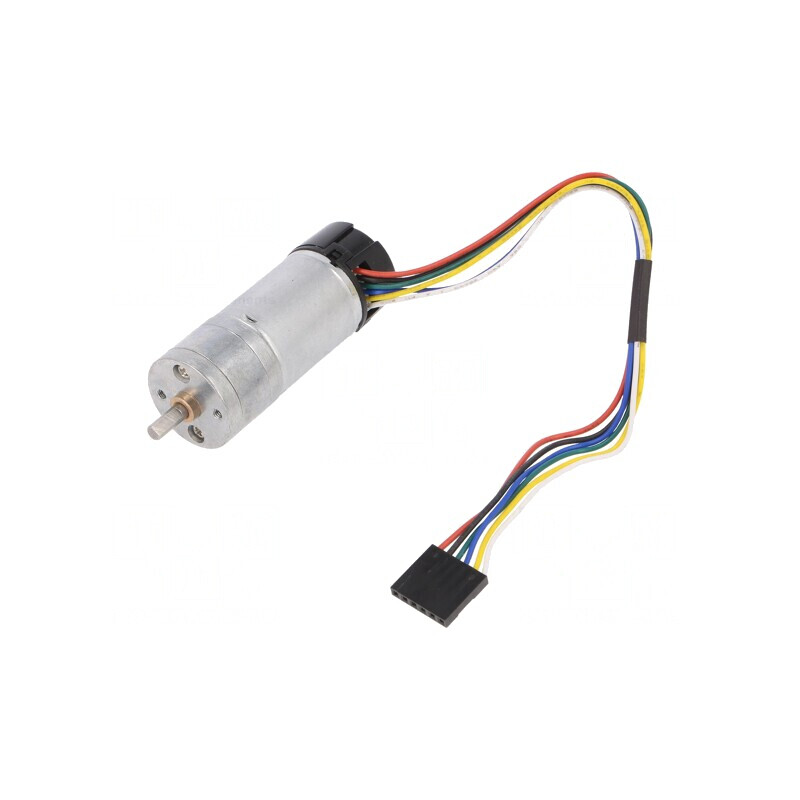 Motor DC cu Encodor și Transmisie Metalică 12V 5,6A 20,4:1 | Electronic-mag.ro | Componente Electronice