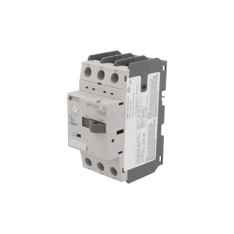 Întrerupător motor 1,1/1,5kW 230-690VAC șină DIN 2.5-4.0A | Electronic-mag.ro | Componente Electronice
