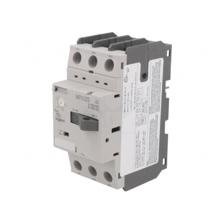 Întrerupător motor 1,1/1,5kW 230-690VAC șină DIN 2.5-4.0A | Electronic-mag.ro | Componente Electronice