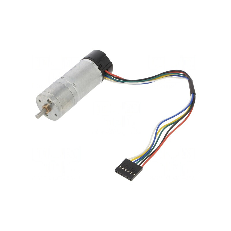 Motor DC cu Encodare și Transmisie 6V 75:1 HP Metal 25DX69L | Electronic-mag.ro | Componente Electronice