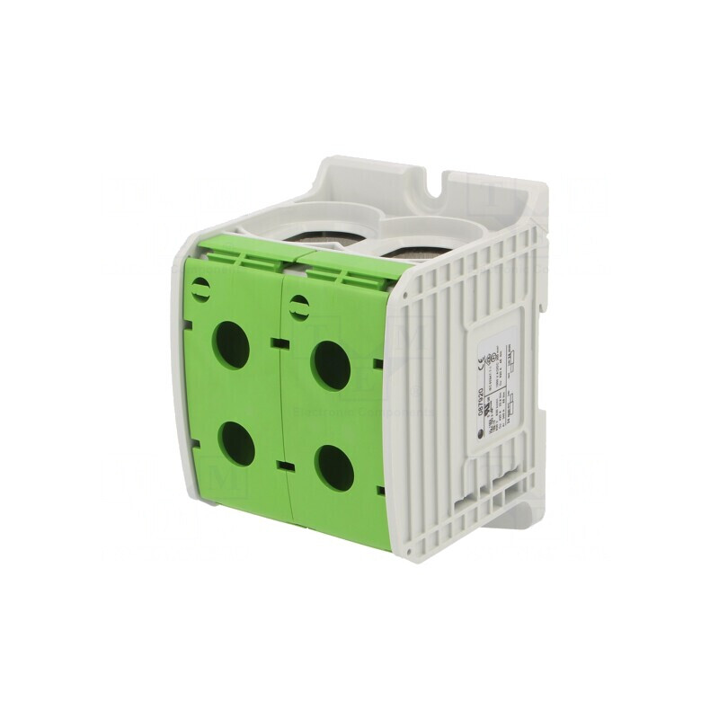 Conector Verde 4 Borne 300mm2 1 Pista 35mm | Electronic-mag.ro | Componente Electronice Conector Verde 4 Borne 300mm2 1 Pista 35mm | Electronic-mag.ro | Componente Electronice