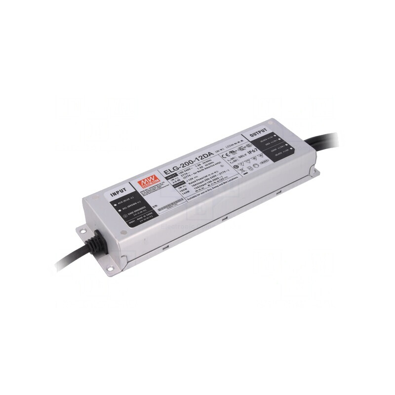 Alimentator LED 192W 12V DALI 16A | Electronic-mag.ro | Componente Electronice
