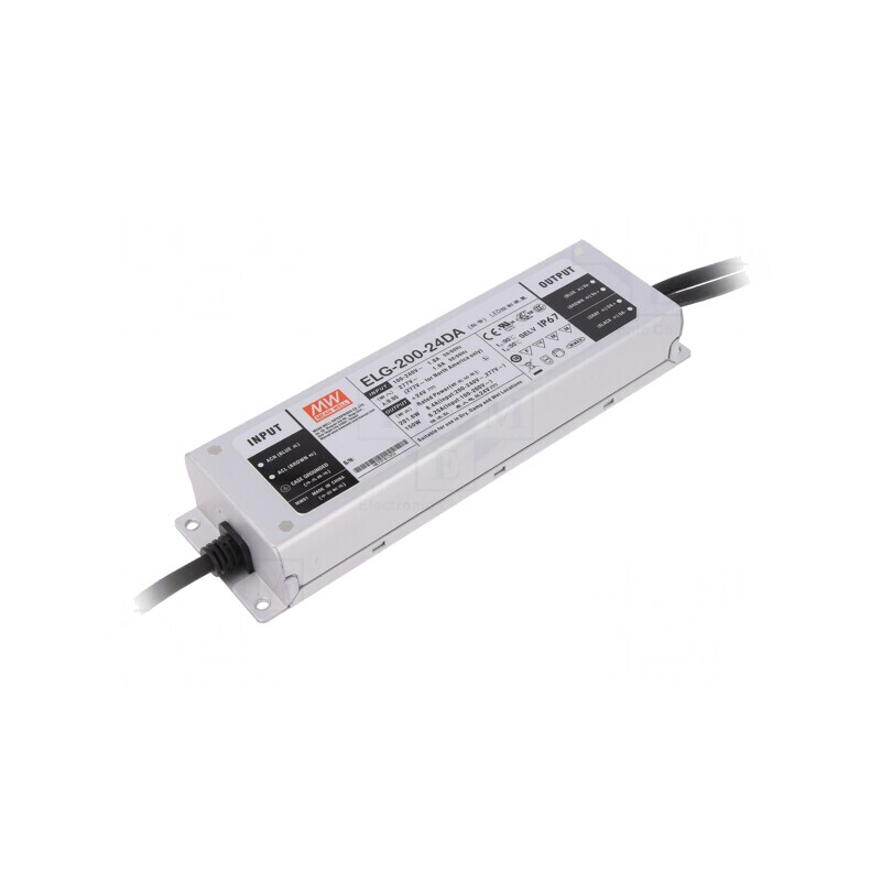 Alimentator DALI LED 200W 24V 8.4A | Electronic-mag.ro | Componente Electronice