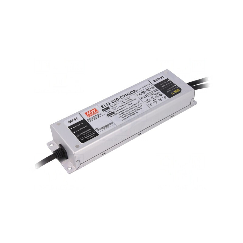 Alimentator LED DALI 200W 142-286VDC | Electronic-mag.ro | Componente Electronice