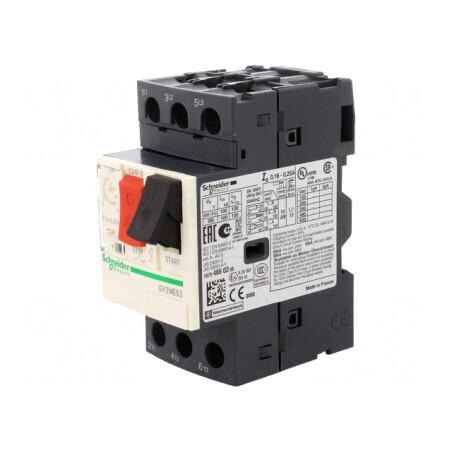 Întrerupător Motor 0,06kW pentru Șină DIN IP20 GV2ME02 | Electronic-mag.ro | Componente Electronice