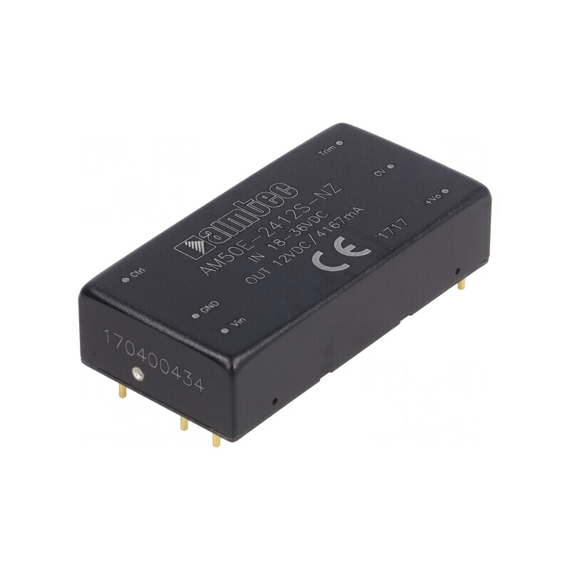 Convertor DC/DC 50W 18-36V la 12V 4.167A | Electronic-mag.ro | Componente Electronice