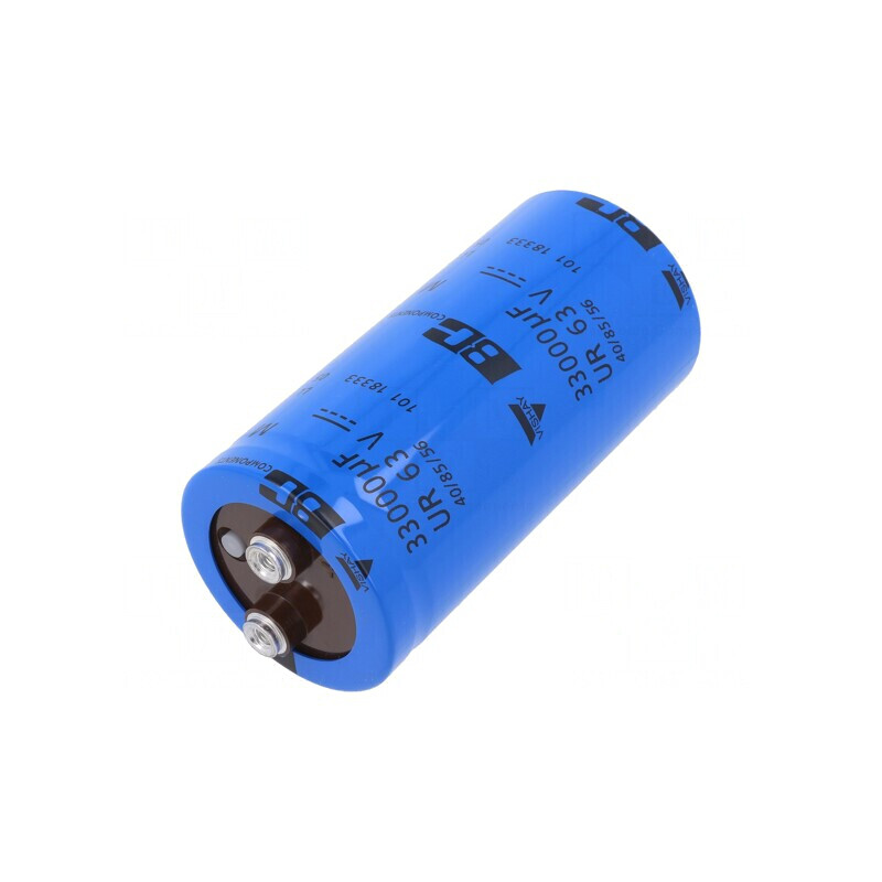 Condensator Electrolitic cu Șurub 33mF 63VDC Ø50x105mm ±20% | Electronic-mag.ro | Componente Electronice