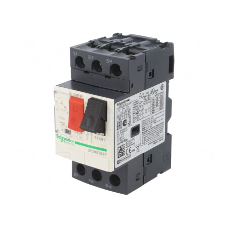 Întrerupător pentru Motor 7,5kW 230-690VAC DIN IP20 GV2ME20AP | Electronic-mag.ro | Componente Electronice