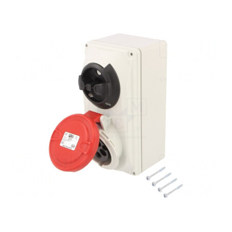 Conector Alimentare AC Trifazat 16A 400VAC IP44 | Electronic-mag.ro | Componente Electronice