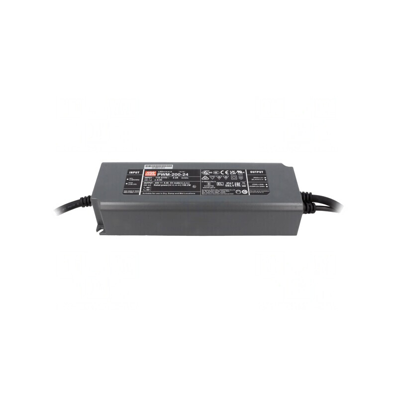 Alimentator LED 200W 24V DC IP67 | Electronic-mag.ro | Componente Electronice