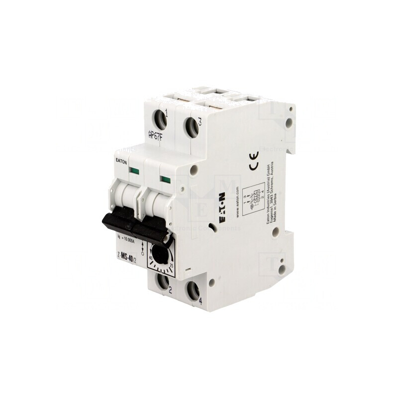 Întrerupător Motor 18,5kW 220-440VAC șină DIN IP20 | Electronic-mag.ro | Componente Electronice